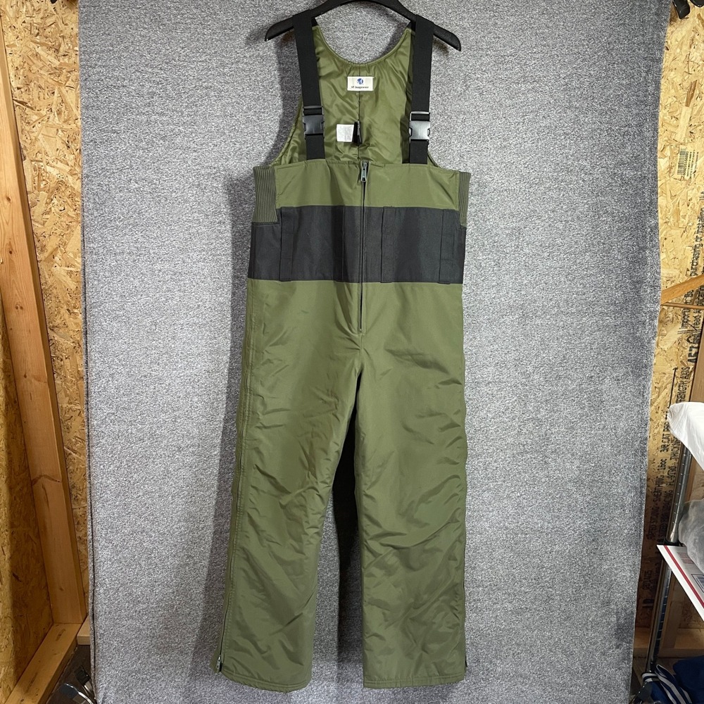 VF Imagewear Bib Overalls Mens S Green Gore-Tex Thinsulate Insulated *EUC*